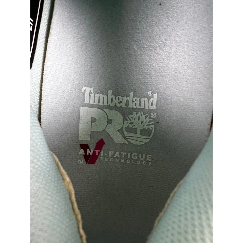 Timberland‎ Pro Drivetrain Womens Light Blue Anti Fatigue Work Shoes Size 7.5